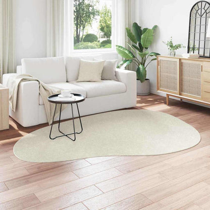 Area Rugs HUARTE Cream 160 x 230 cm Polyester
