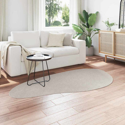 Area Rugs HUARTE Sand 100 x 200 cm Polyester
