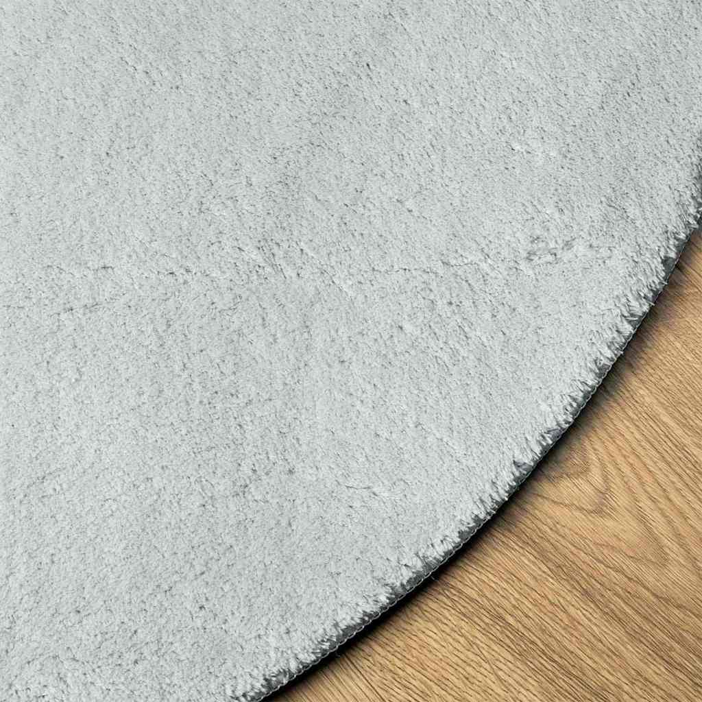 Carpet HUARTE Grey 100 x 200 cm Polyester