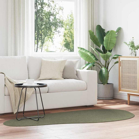 Carpet HUARTE Forest green 100 x 200 cm Polyester