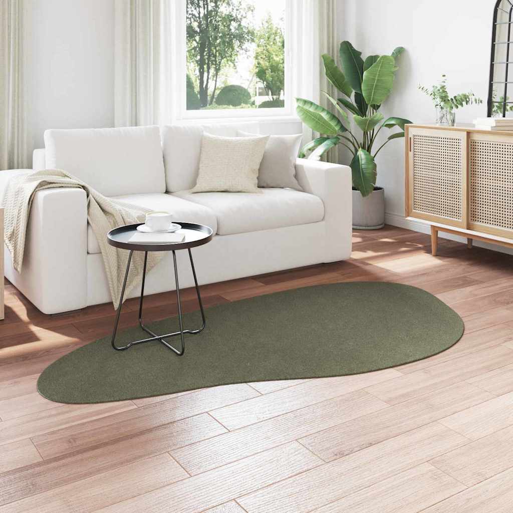 Area Rugs HUARTE Forest green 100 x 200 cm Polyester