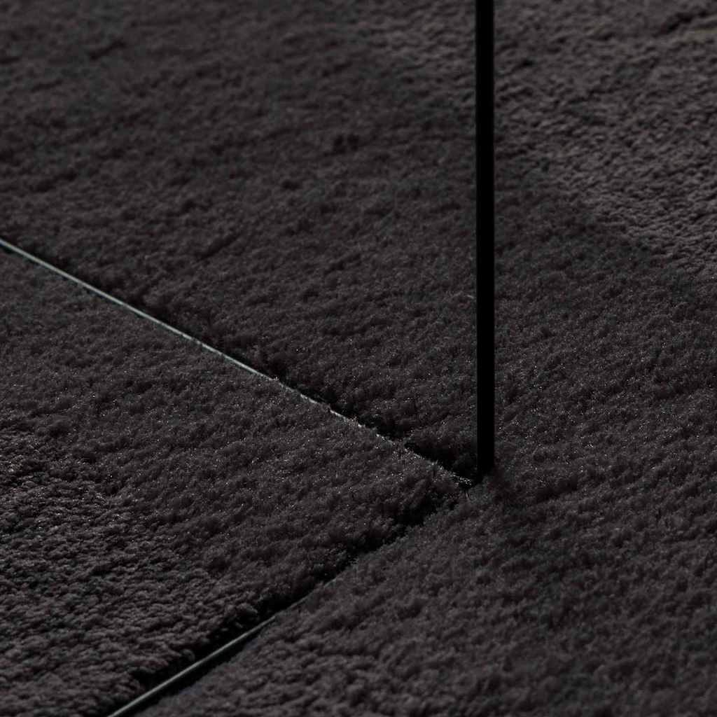 Carpet HUARTE Black 160 x 230 cm Polyester