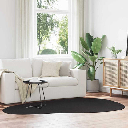Carpet HUARTE Black 160 x 230 cm Polyester