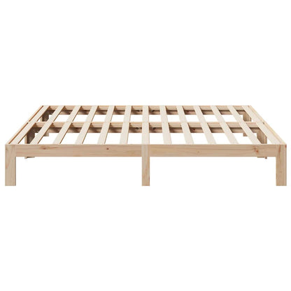 Bed Frame without Mattress 180x200 cm Super King Solid Wood Pine
