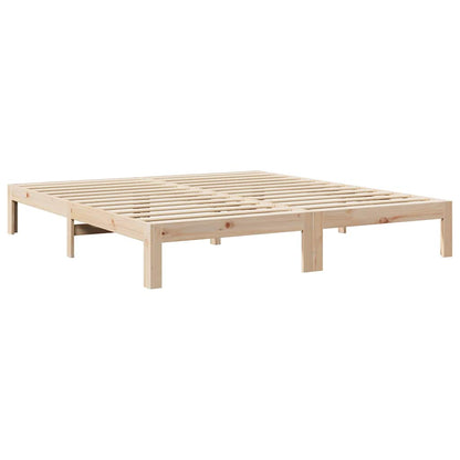 Bed Frame without Mattress 180x200 cm Super King Solid Wood Pine