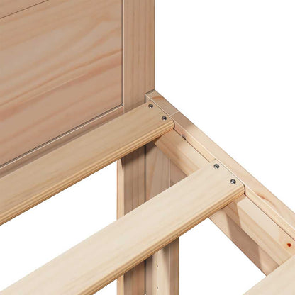 Bed Frame without Mattress 80x200 cm Solid Wood Pine