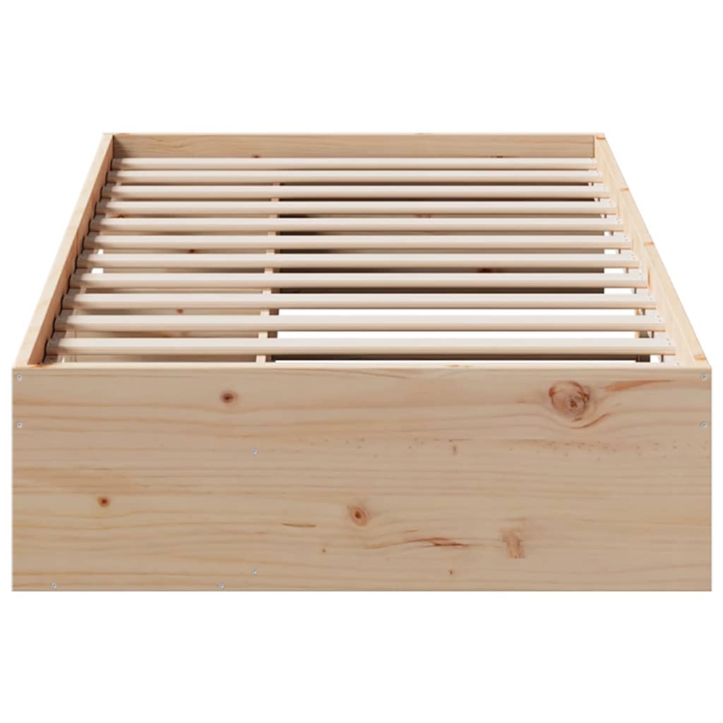 Day Bed without Mattress 90x200 cm Solid Wood Pine