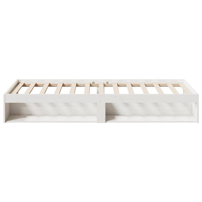 Day Bed without Mattress White 90x200 cm Solid Wood Pine