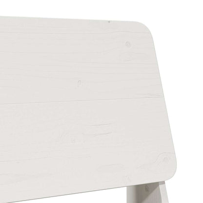 Garden Chairs 2 pcs White 60x64x70.5 cm Solid Wood Pine