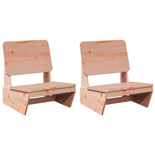 Garden Chairs 2 pcs 60x64x70.5 cm Solid Wood Douglas