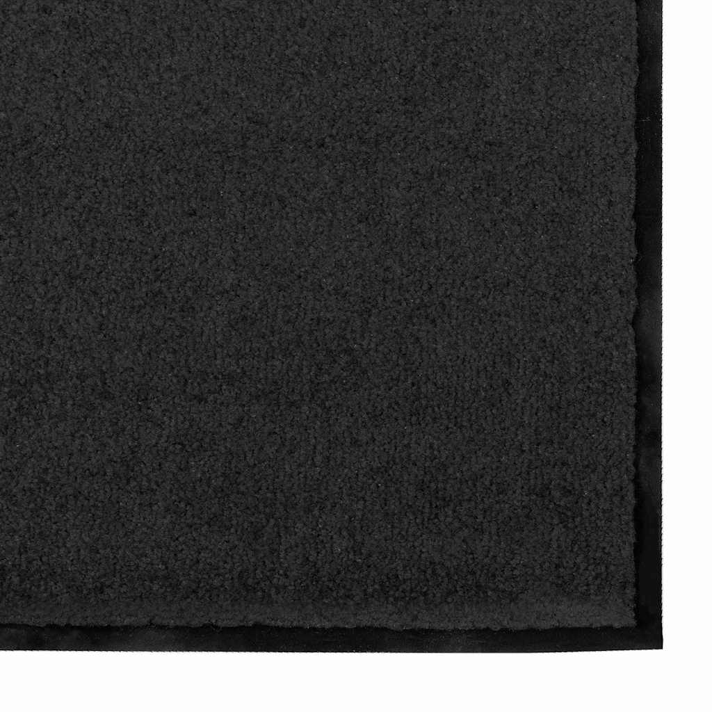 Doormat Other Black 120 x 300 cm Polyamide and PVC
