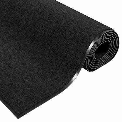 Doormat Other Black 120 x 300 cm Polyamide and PVC