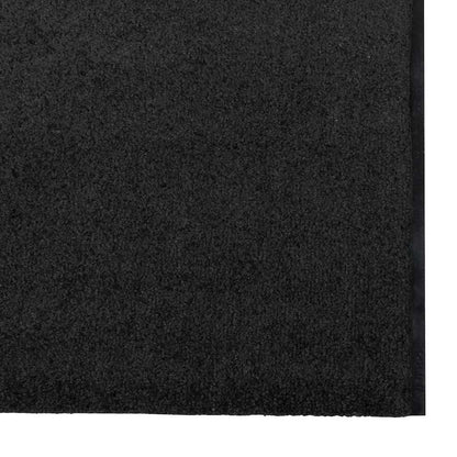 Doormat Black 120 x 350 cm 100% Polyamide