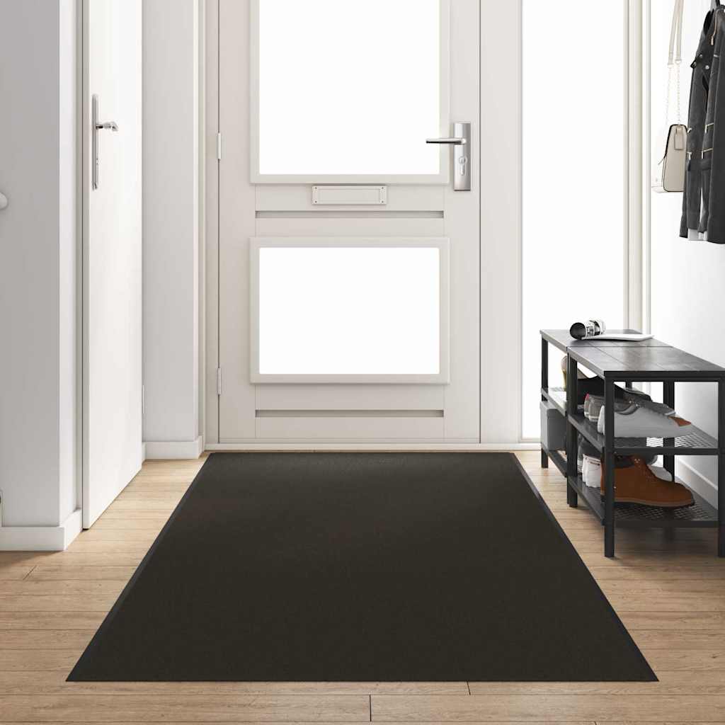 Doormat Black 120 x 350 cm 100% Polyamide