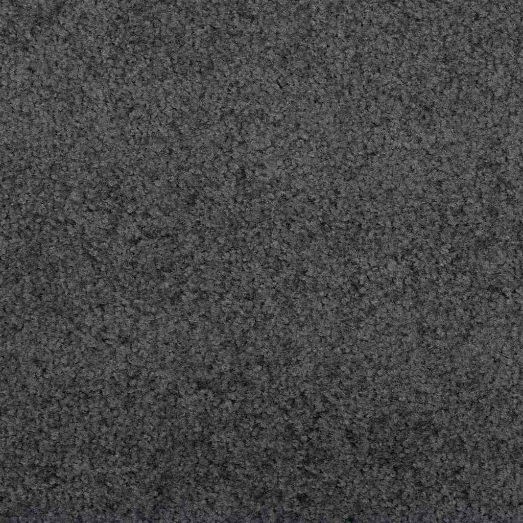 Doormat Anthracite and Black 120 x 250 cm Polyamide and PVC