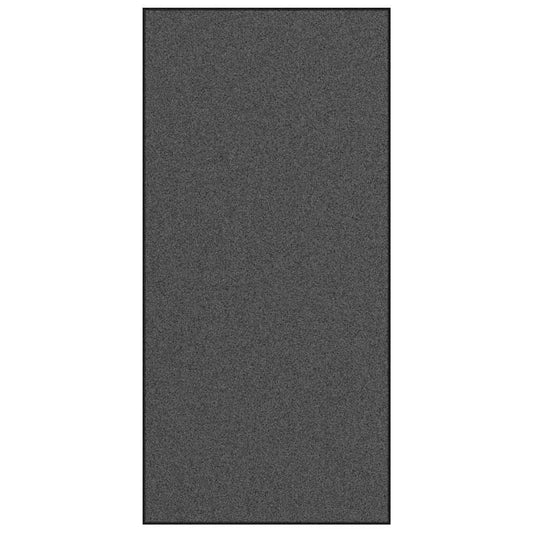 Doormat Anthracite and Black 120 x 250 cm Polyamide and PVC
