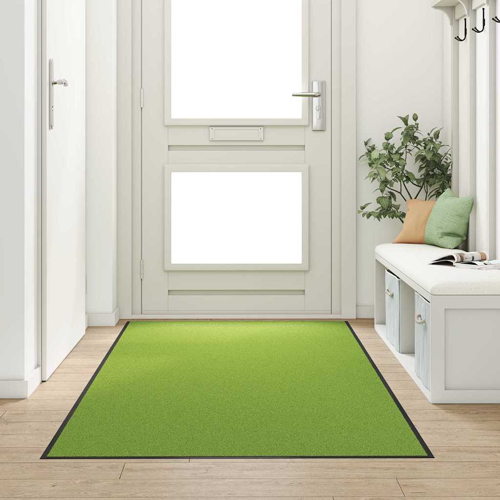 Doormat Other Green and Black 120 x 300 cm Polyamide and PVC