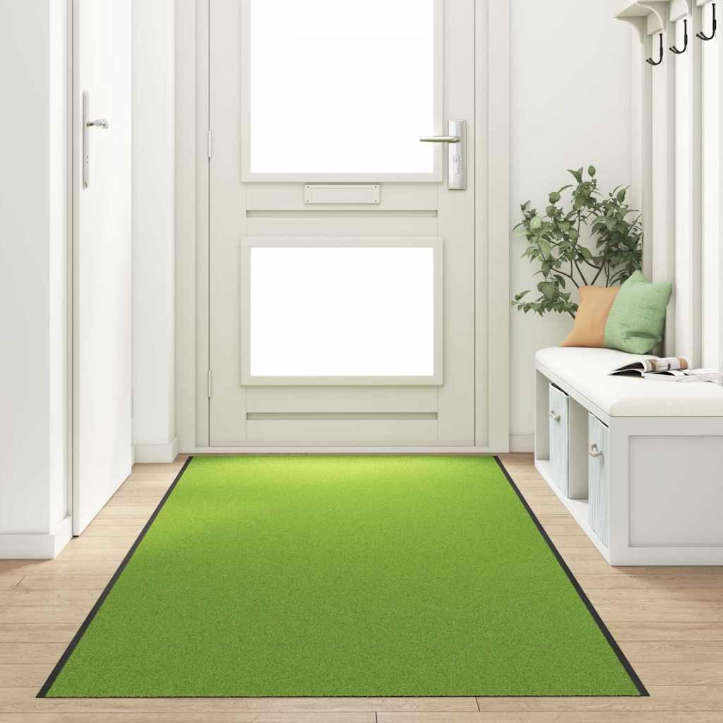 Doormat Other Green and Black 120 x 400 cm Polyamide and PVC