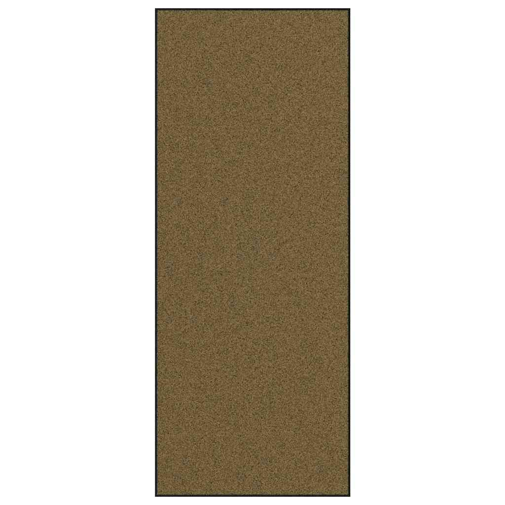 Doormat Other Brown and Black 120 x 300 cm Polyamide and PVC