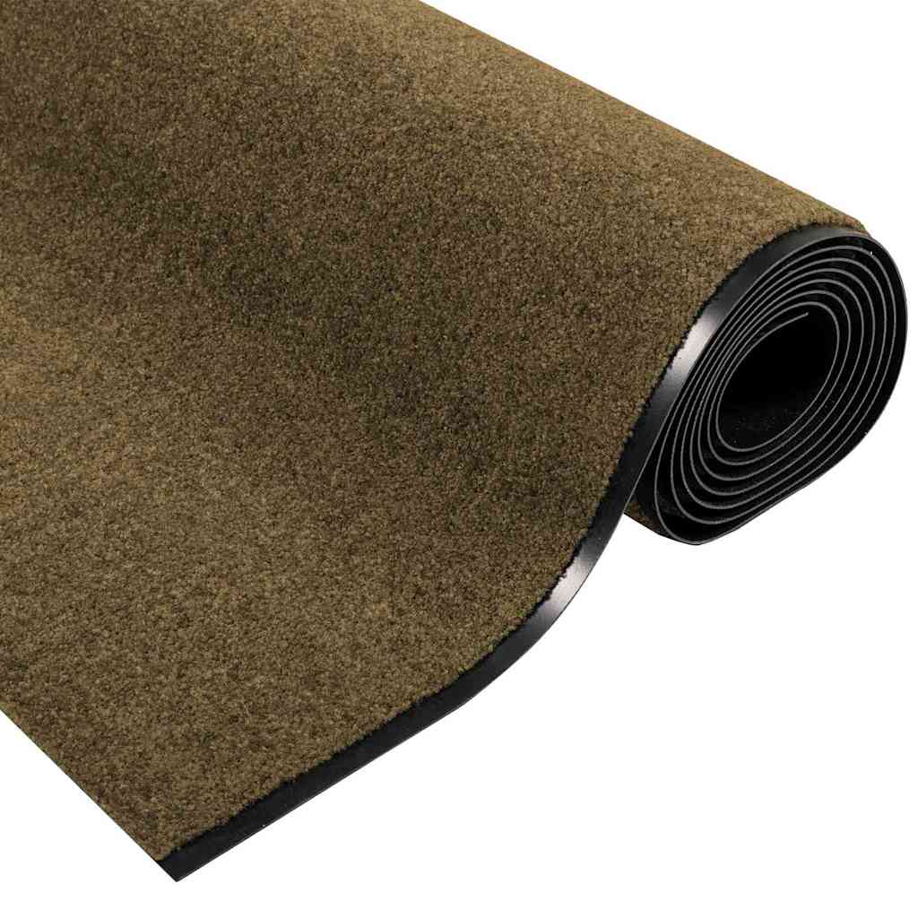 Doormat Other Brown and Black 120 x 350 cm Polyamide and PVC