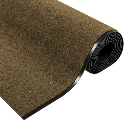 Doormat Brown and Black 120 x 400 cm 100% Polyamide