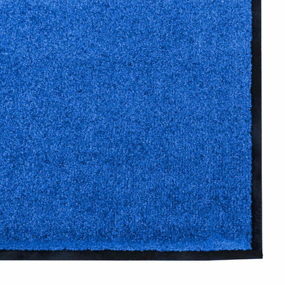 Doormat Blue and Black 120 x 300 cm 100% Polyamide