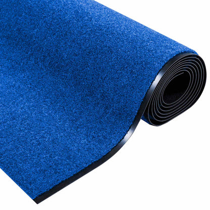 Doormat Blue and Black 120 x 400 cm 100% Polyamide