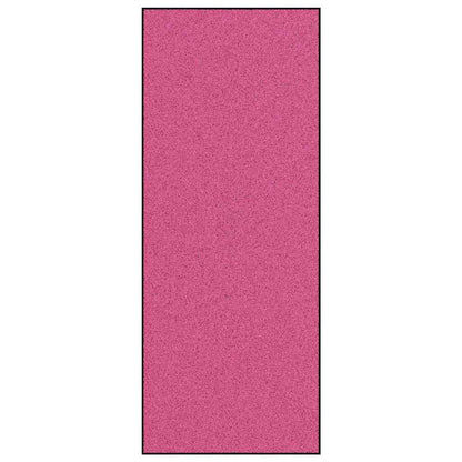 Doormat Pink and Black 120 x 300 cm 100% Polyamide