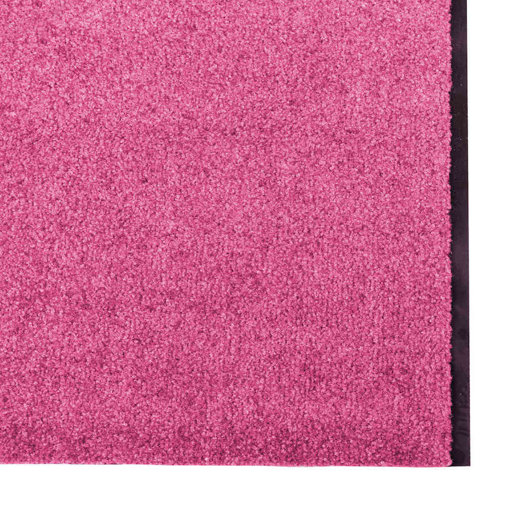 Doormat Other Pink and Black 120 x 400 cm Polyamide and PVC