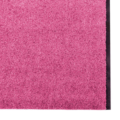 Doormat Other Pink and Black 120 x 400 cm Polyamide and PVC