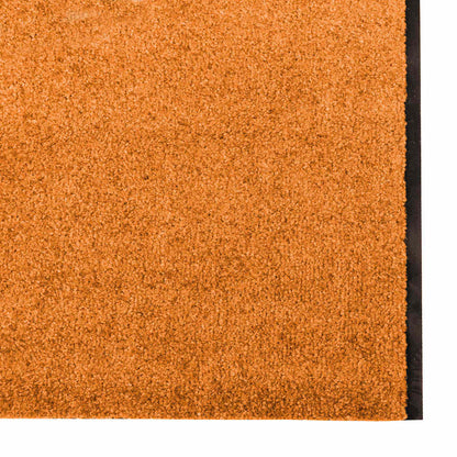 Doormat Other Orange and Black 120 x 350 cm Polyamide and PVC