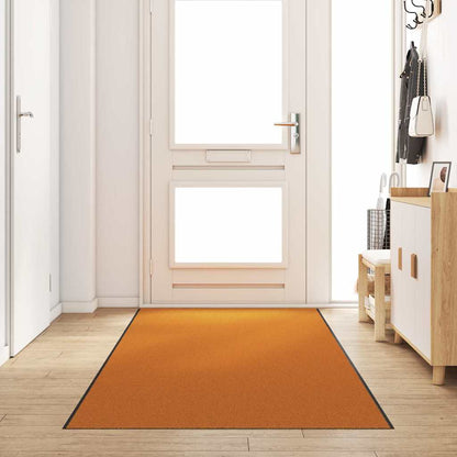 Doormat Other Orange and Black 120 x 350 cm Polyamide and PVC