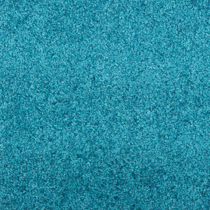 Doormat Other Cyan and Black 120 x 250 cm Polyamide and PVC