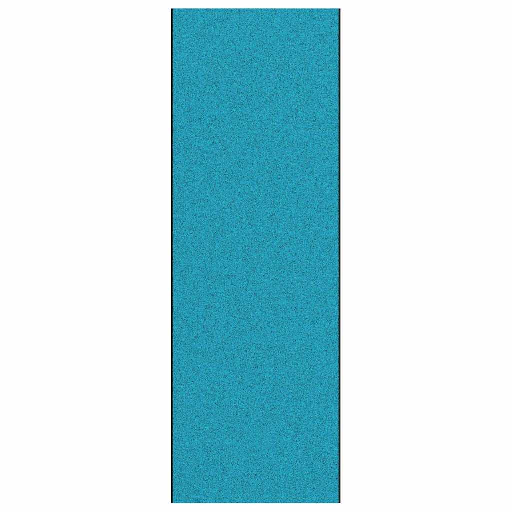 Doormat Cyan and Black 120 x 350 cm 100% Polyamide