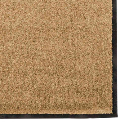 Doormat Other Cream and Black 120 x 300 cm Polyamide and PVC