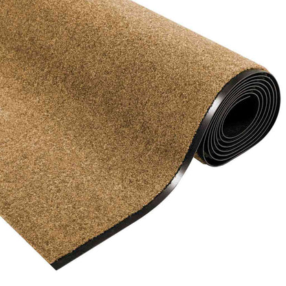 Doormat Other Cream and Black 120 x 400 cm Polyamide and PVC