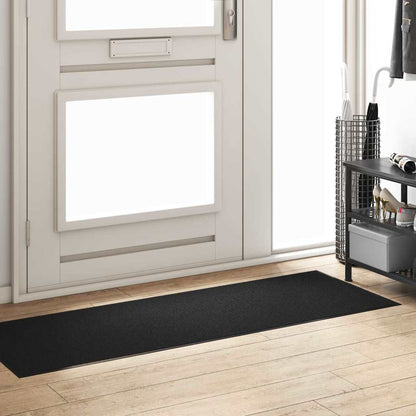 Doormat Black 60 x 180 cm 100% Polyamide