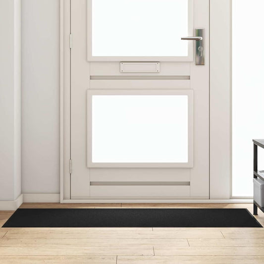Doormat Black 60 x 180 cm 100% Polyamide