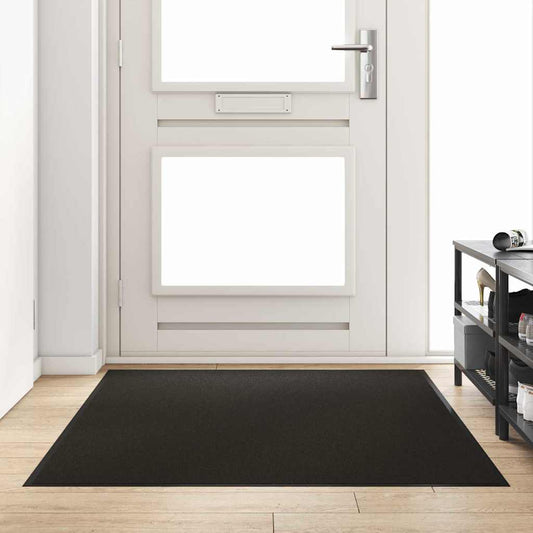 Doormat Black 120 x 180 cm 100% Polyamide
