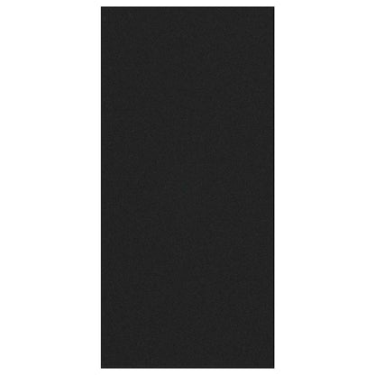 Doormat Black 120 x 250 cm 100% Polyamide
