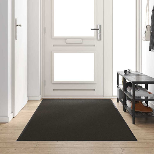 Doormat Black 120 x 300 cm 100% Polyamide