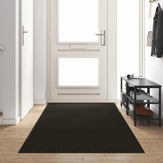 Doormat Black 120 x 350 cm 100% Polyamide