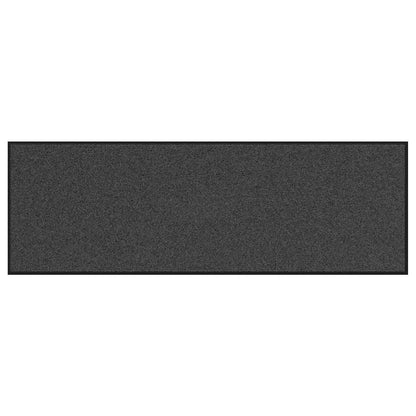 Doormat Anthracite and Black 60 x 180 cm 100% Polyamide