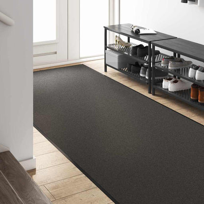 Doormat Anthracite and Black 120 x 250 cm 100% Polyamide