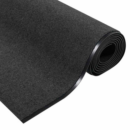 Doormat Anthracite and Black 120 x 350 cm 100% Polyamide