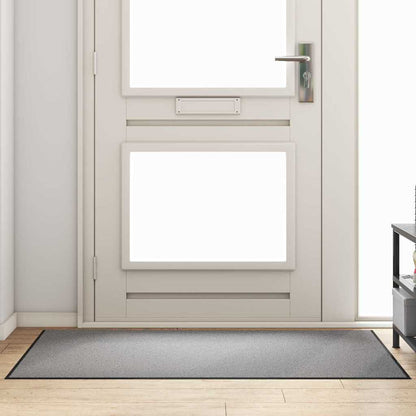 Doormat Grey and Black 90 x 150 cm 100% Polyamide