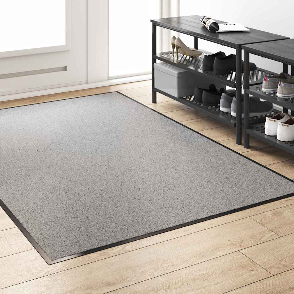 Doormat Grey and Black 120 x 180 cm 100% Polyamide