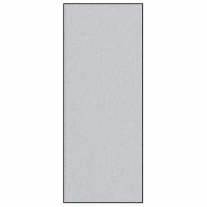 Doormat Grey and Black 120 x 300 cm Polypropylene and vinyl