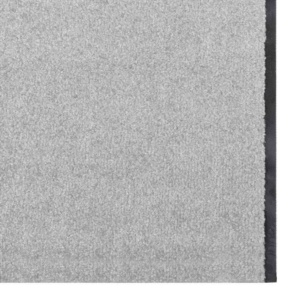 Doormat Grey and Black 120 x 400 cm 100% Polyamide