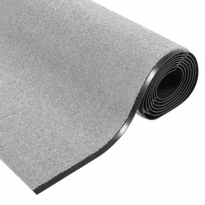 Doormat Grey and Black 120 x 400 cm 100% Polyamide